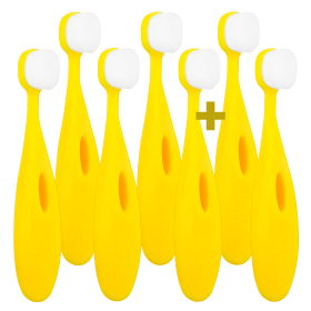 5+2 Ultrasoft detská zubná kefka Nanosmile Kids Yellow