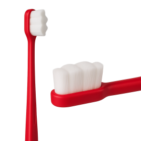 Ultrasoft zubná kefka Nanosmile Red